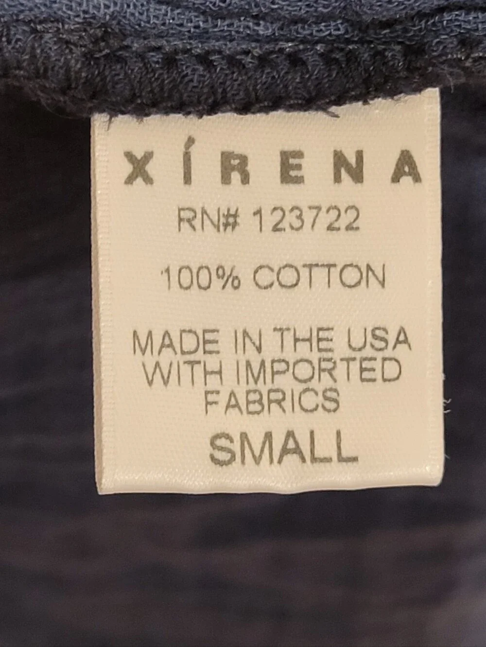 XIRENA BRINLEY COTTON MIDI DRESS IN NAVY
